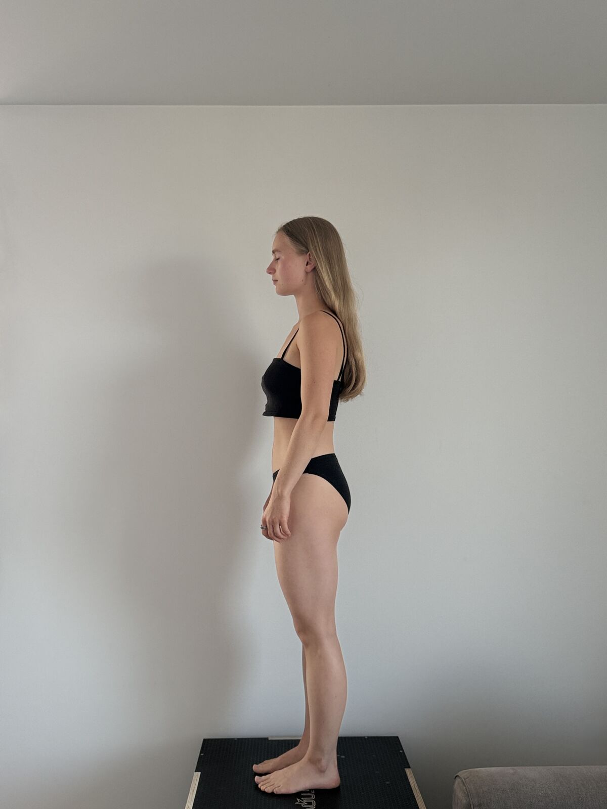 Full length, profile