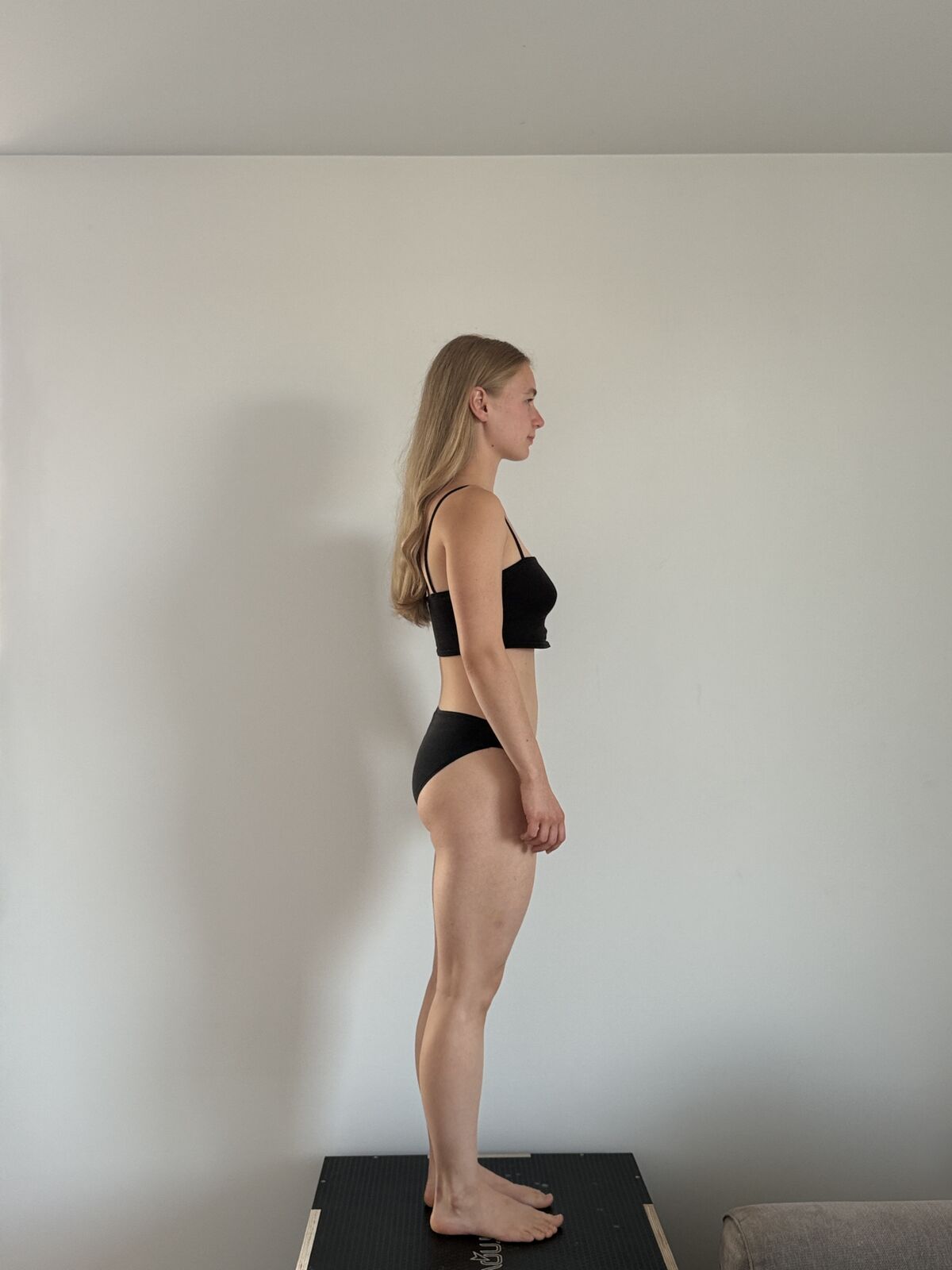 Full length, profile